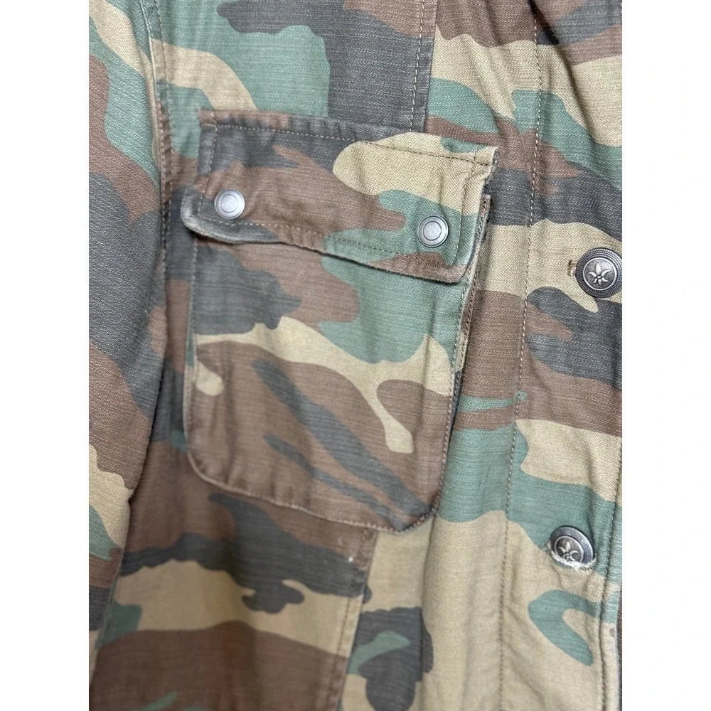 Chelsea DeBoer Lily & Lottie Camo Utility Military Jacket Large Chelsea Houska